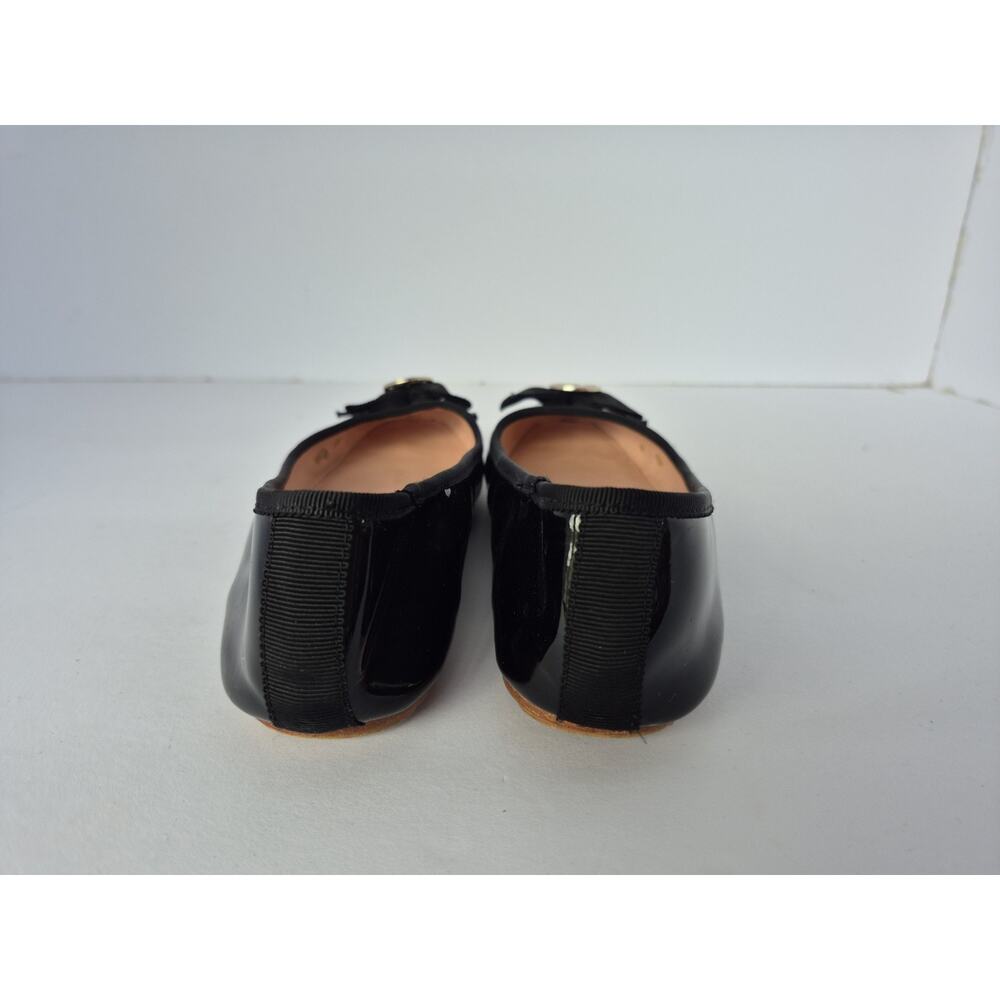Kate Spade New York Black Patent Leather Bow Ballet Flats Women’s Size 7M - Picture 6 of 9